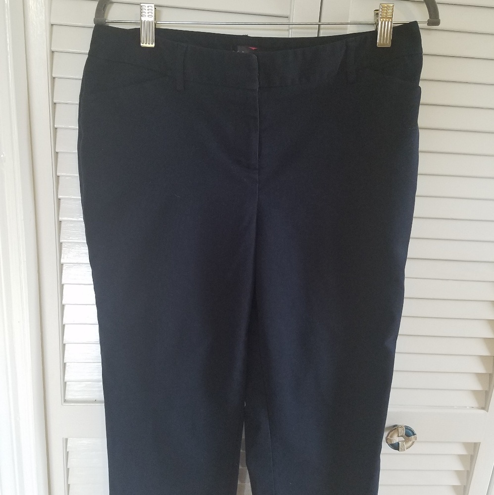 Navy capri slacks